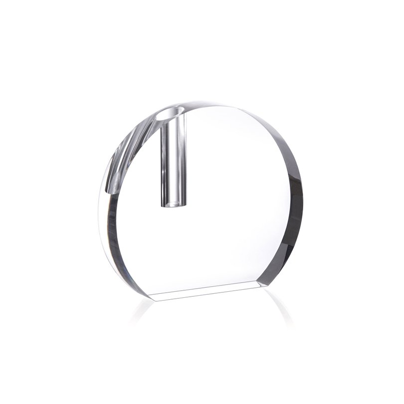 vaso solitario circular acrilico