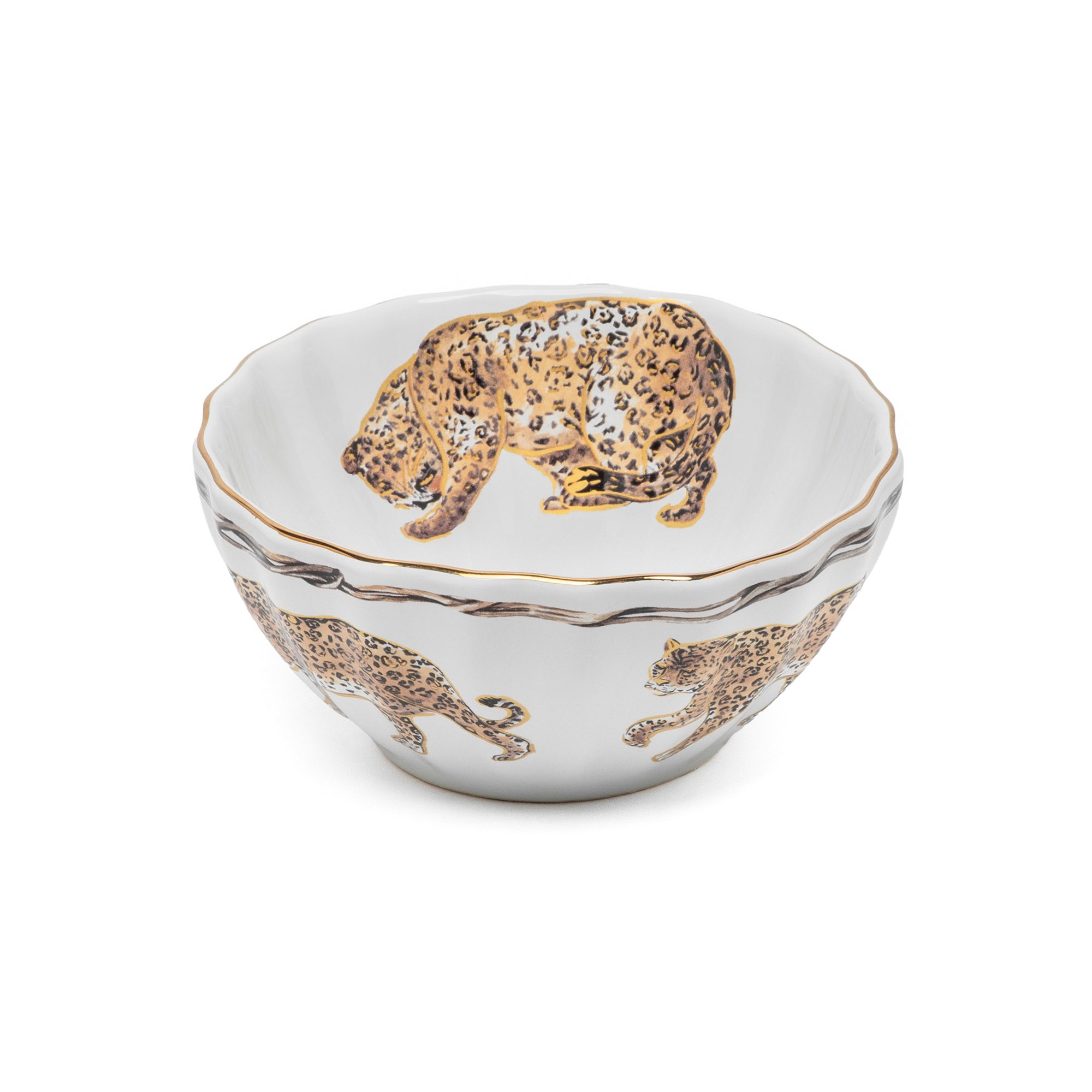 Bowl Jaguar Dore Ceramica 550ml 22