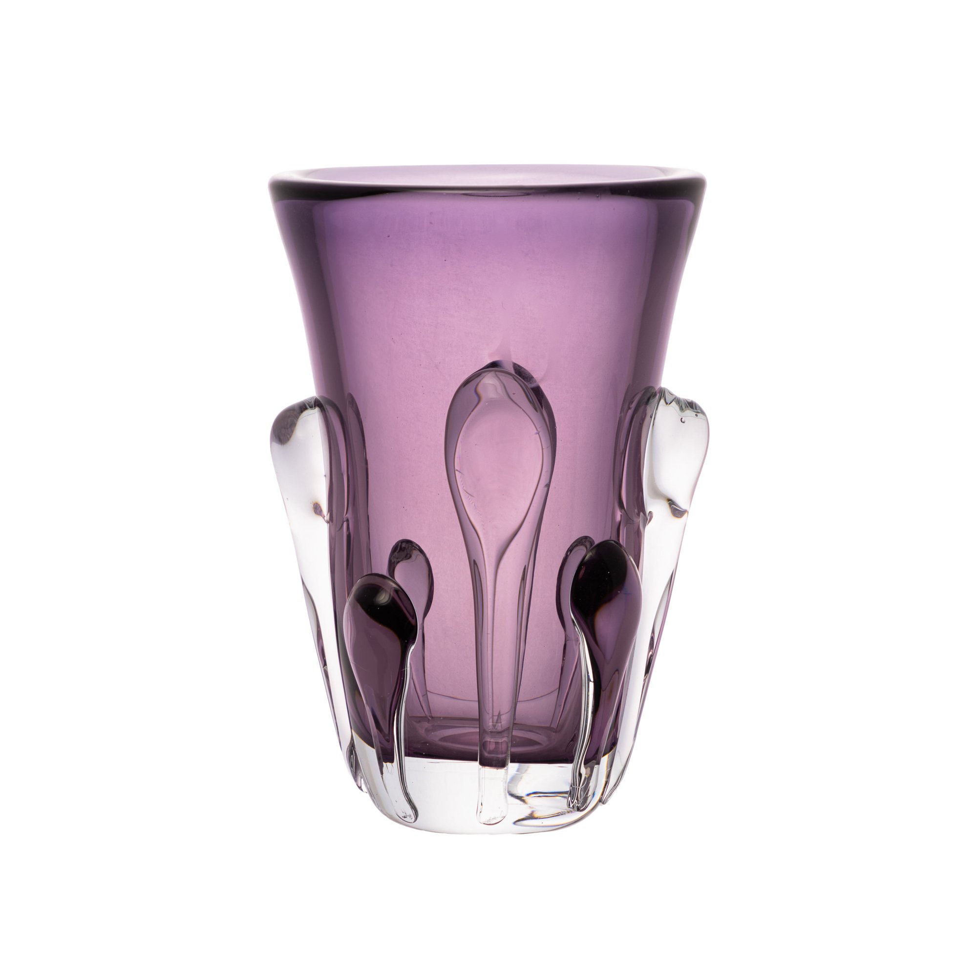 01 vaso murano fluire p ametista