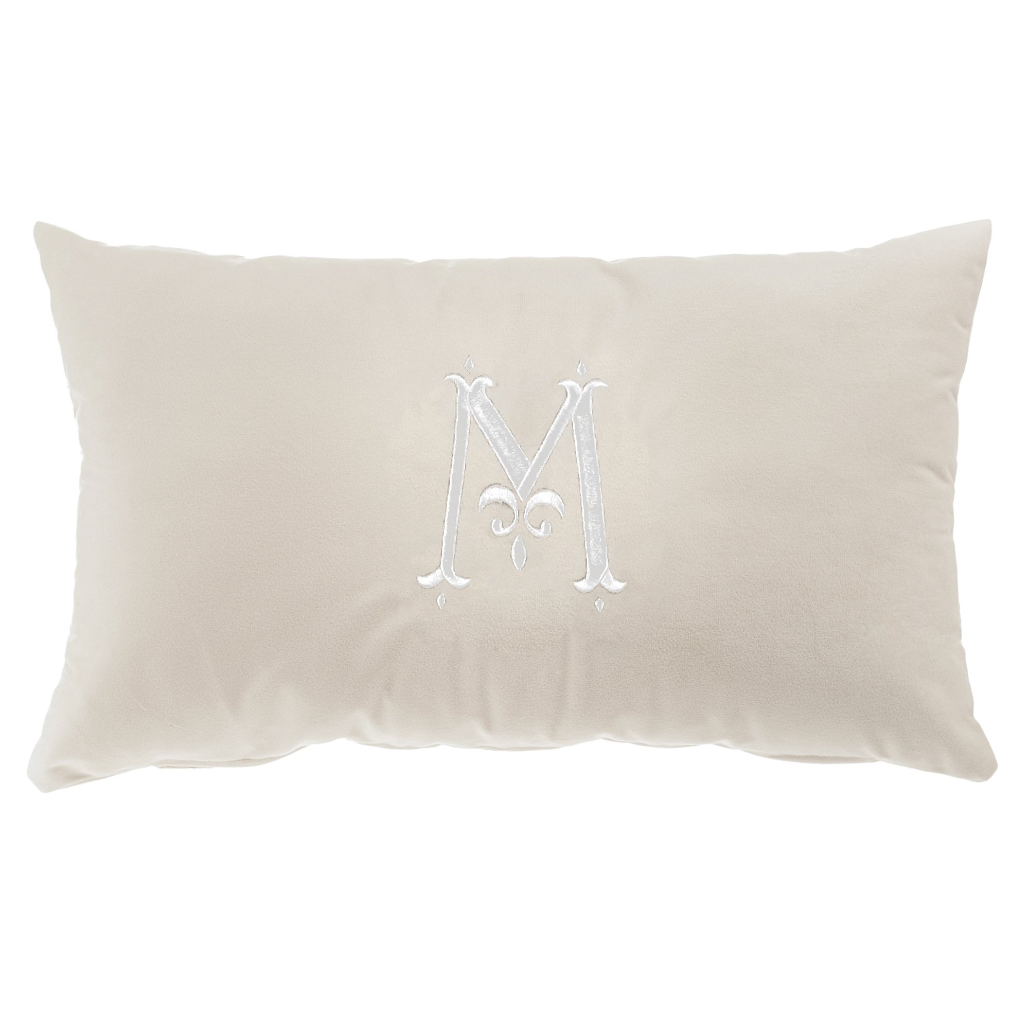 almofada monograma delicata bordado florence off white branco sottile casa still
