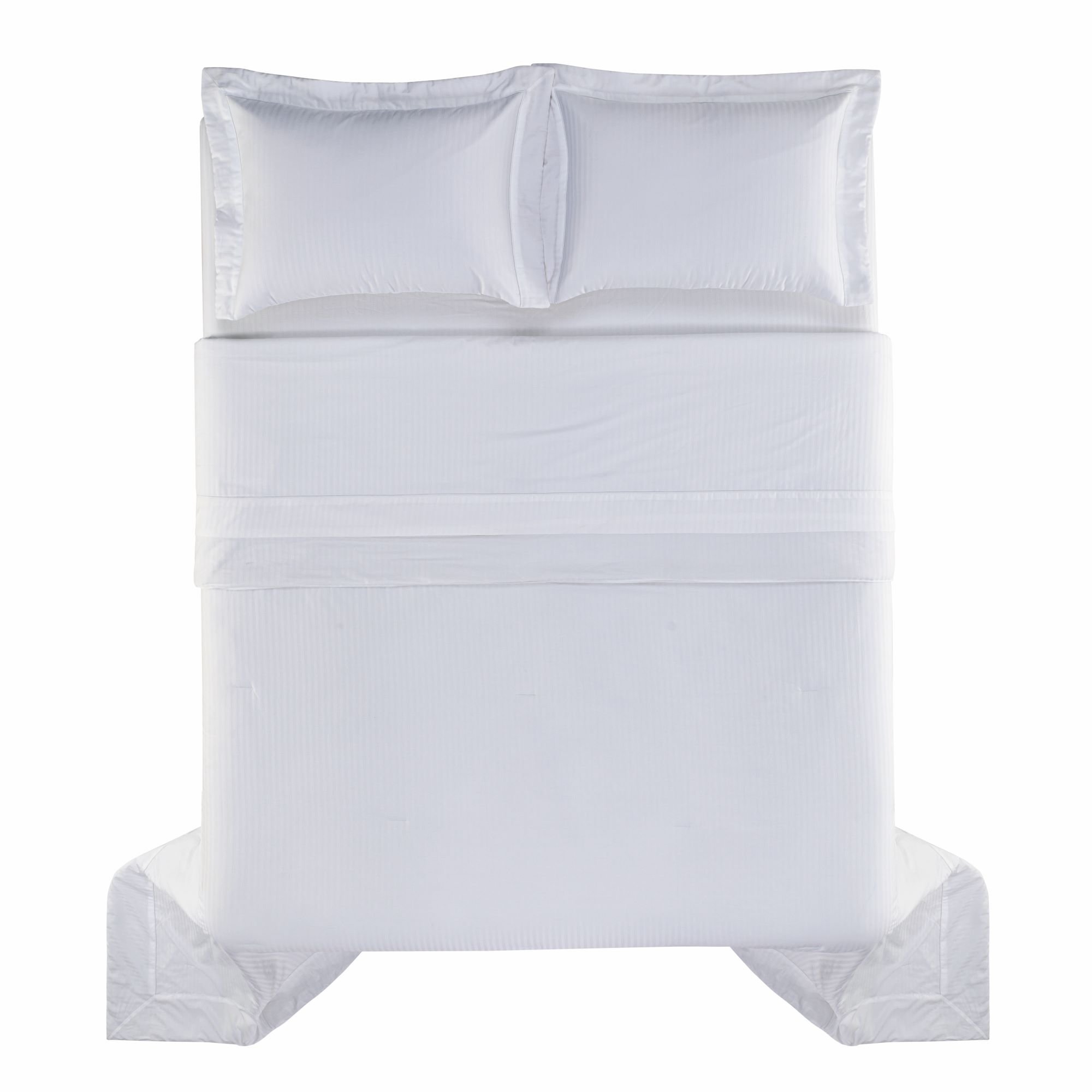 colcha porta travesseiro trussardi cetim 300 fios fratelli branco still cima