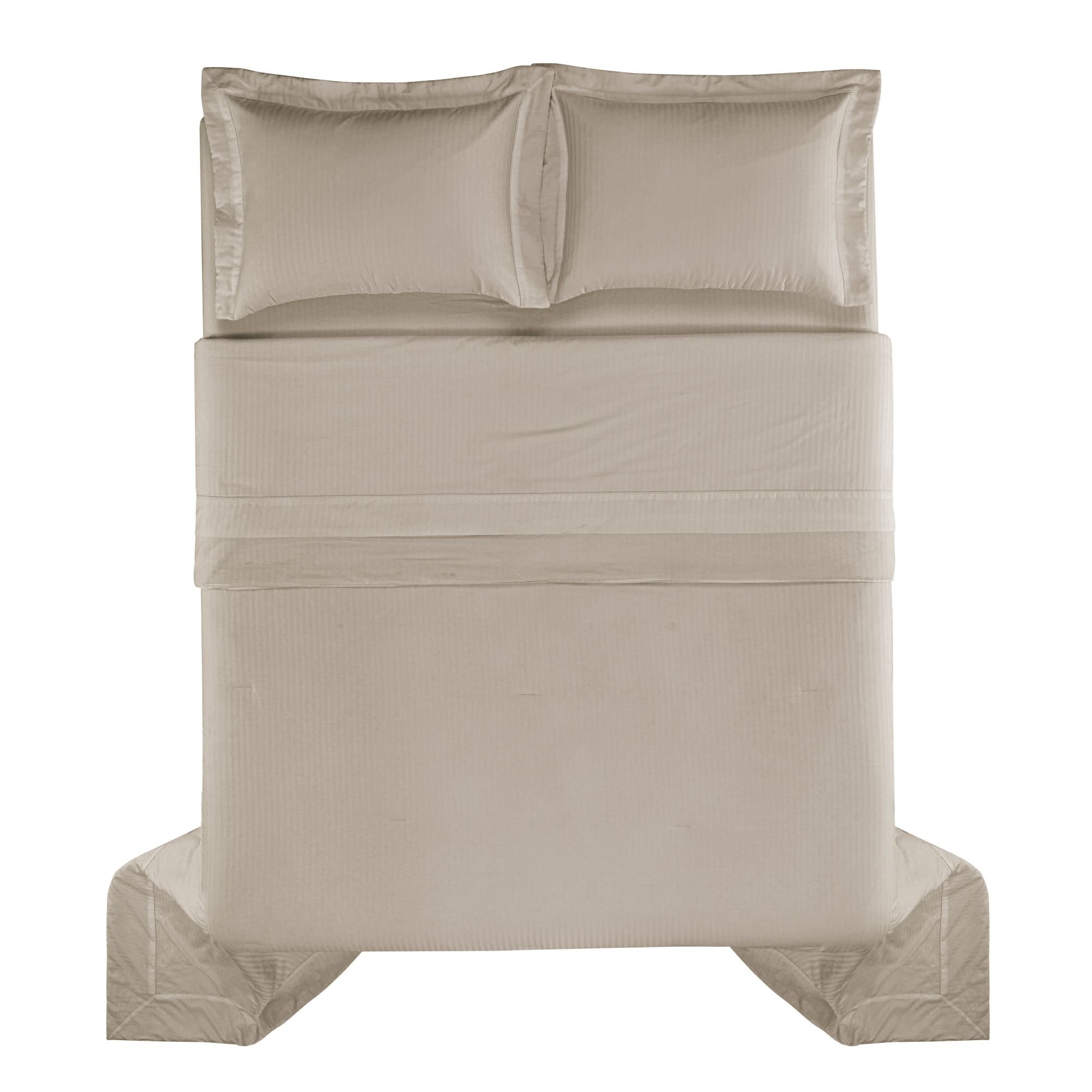 colcha porta travesseiro trussardi cetim 300 fios fratelli nocciola still cima