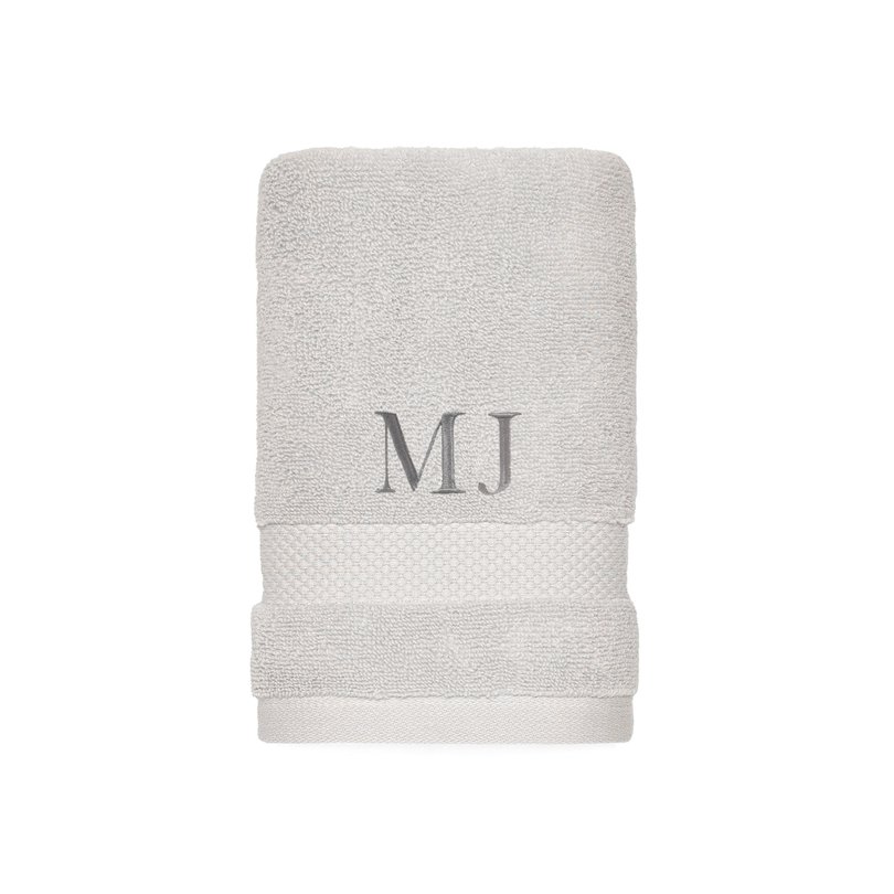 toalha lavabo literie allure gris sottile casa personalizado
