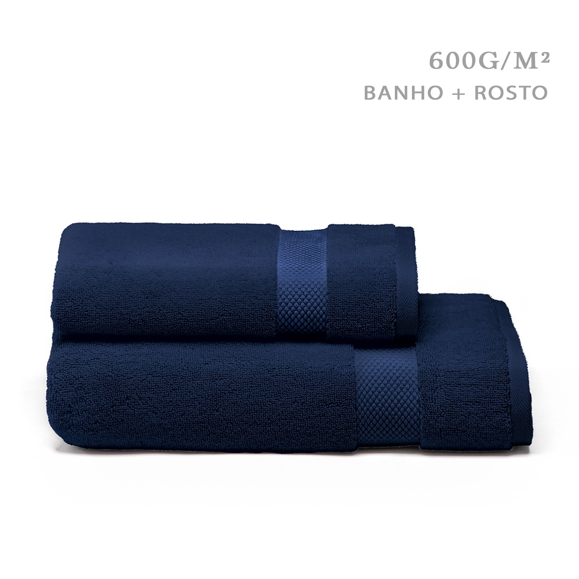 Kit Toalha Banho Rosto Literie Allure Marino Sottile Casa2