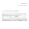 Kit Toalha Banhao Rosto Literie Allure Branco Sottile Casa3
