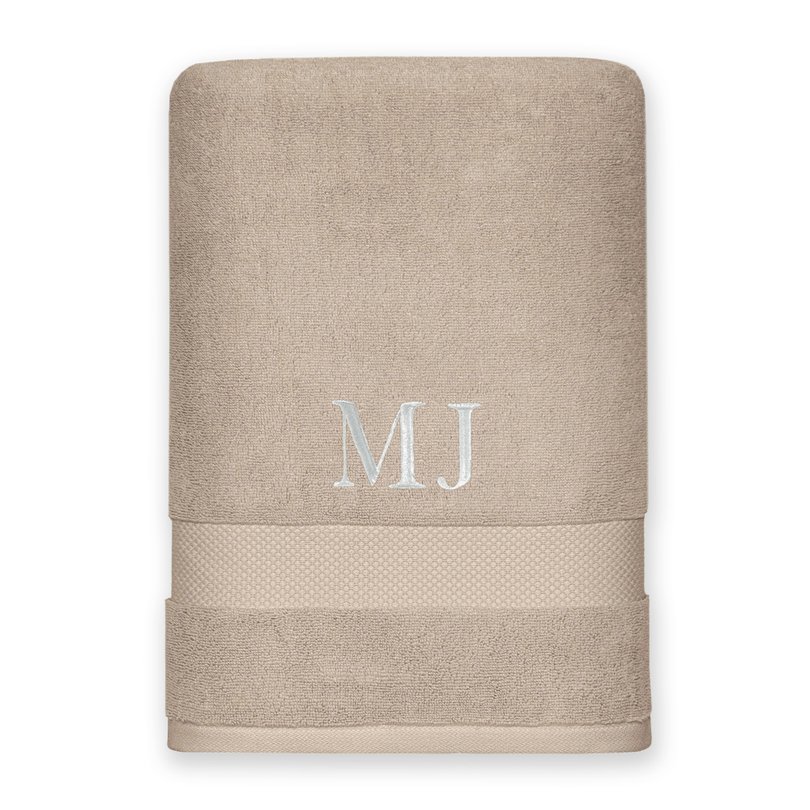 Toalha Banhao Literie Allure Beige Sottile Casa Personalizado1