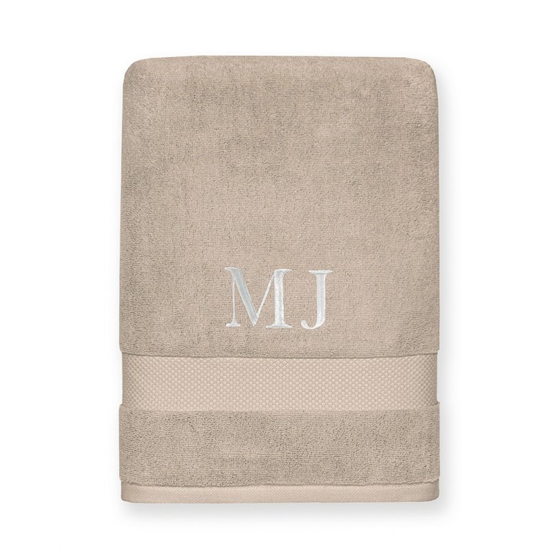 Toalha Banho Literie Allure Beige Sottile Casa Personalizado2