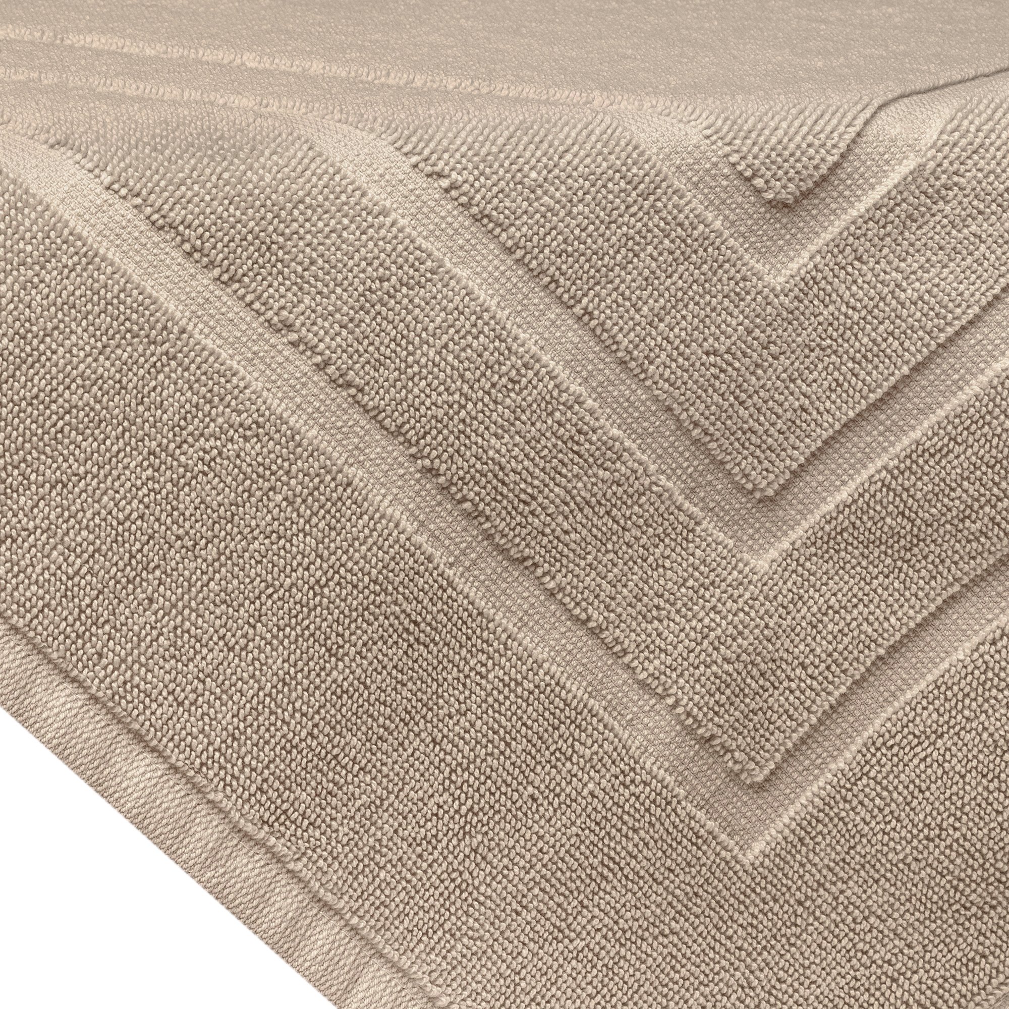 Toalha Piso Literie Allure Beige Sottile Casa Detalhe1