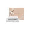 jogo toalhas rosto lavabo literie allure branco com caixa presente sottile casa