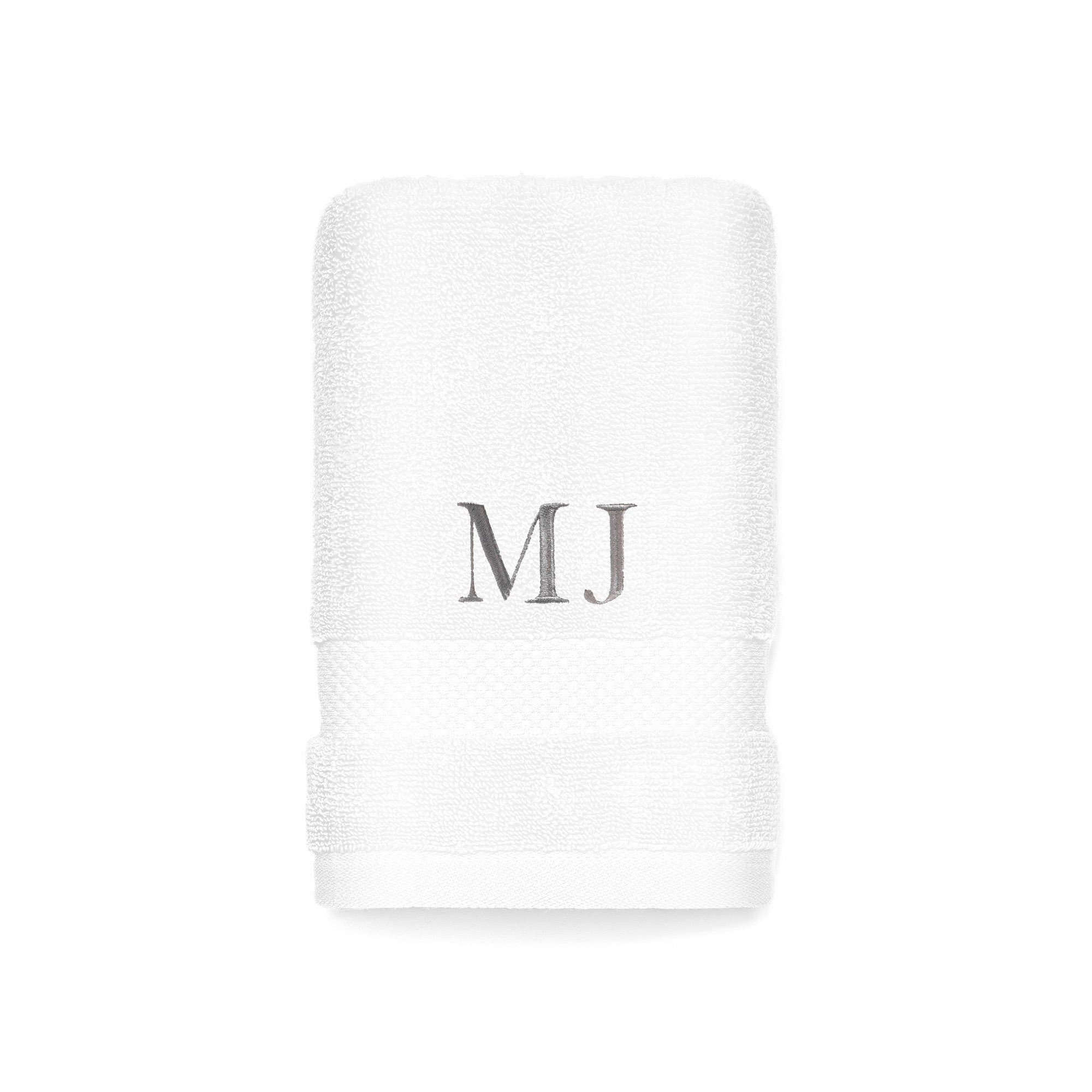 toalha lavabo literie allure branco sottile casa personalizado