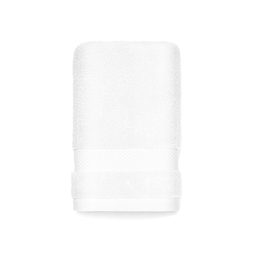 toalha lavabo literie allure branco sottile casa