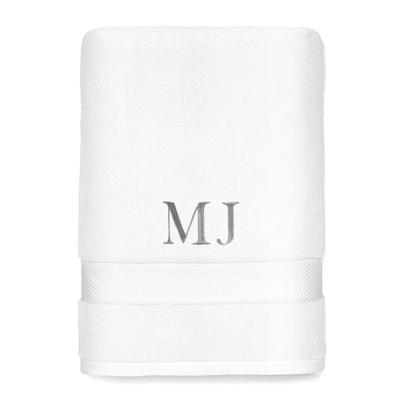 toalha banhao literie allure branco sottile casa personalizado