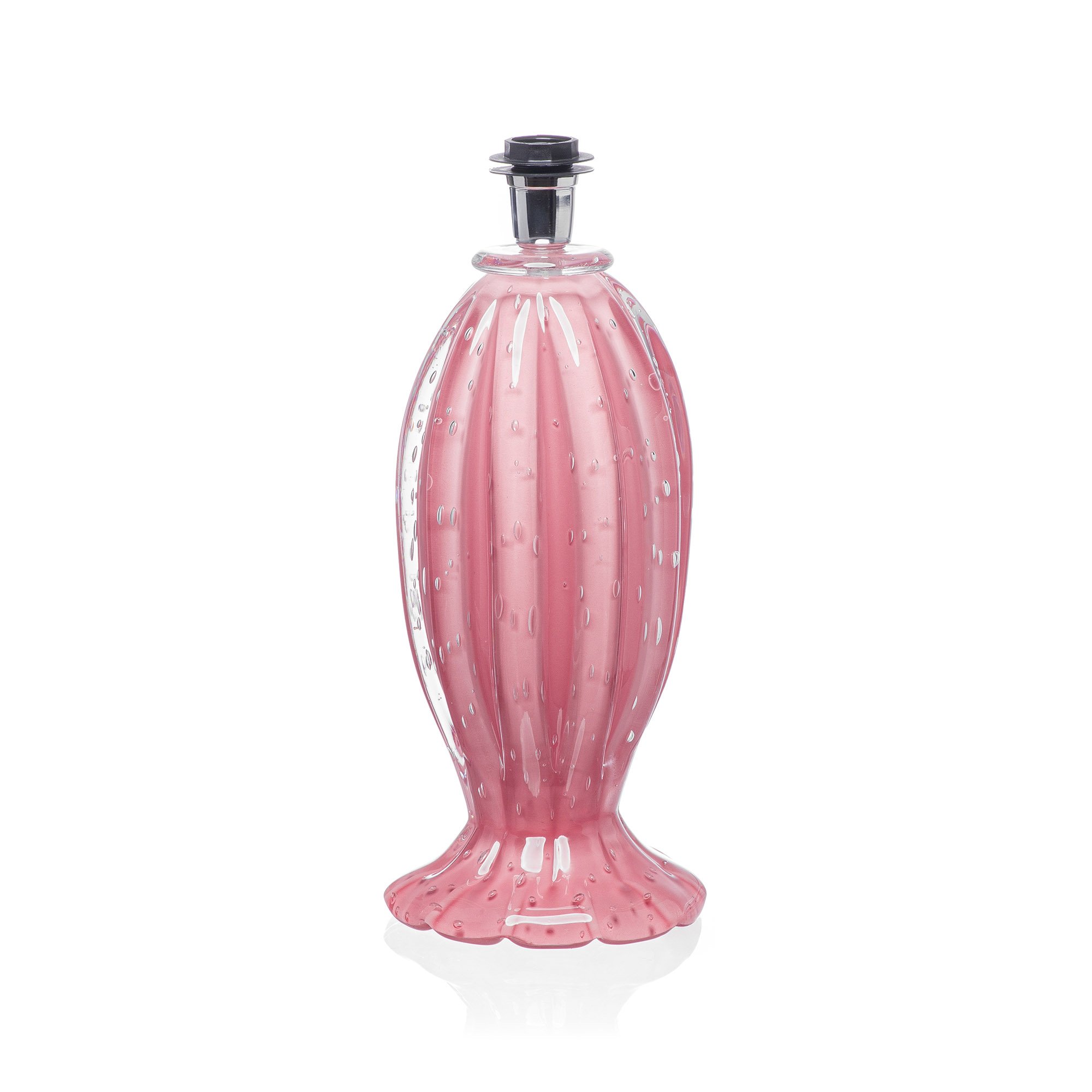 abajur murano gerbera g rosa 2