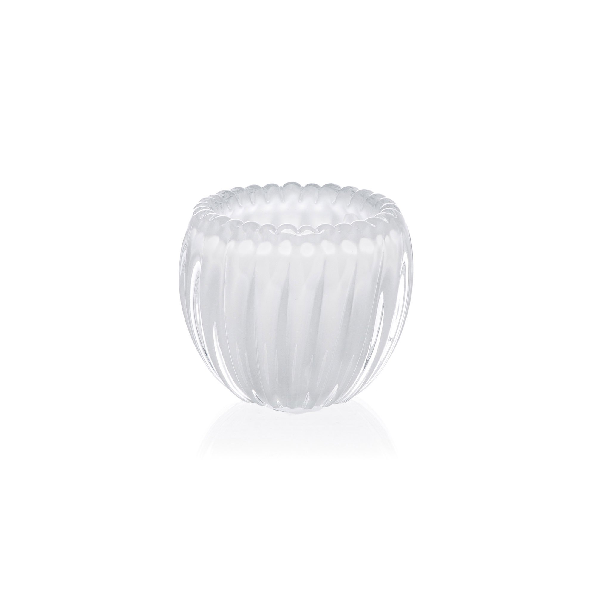 cachepot murano amitie pp quartzo perola