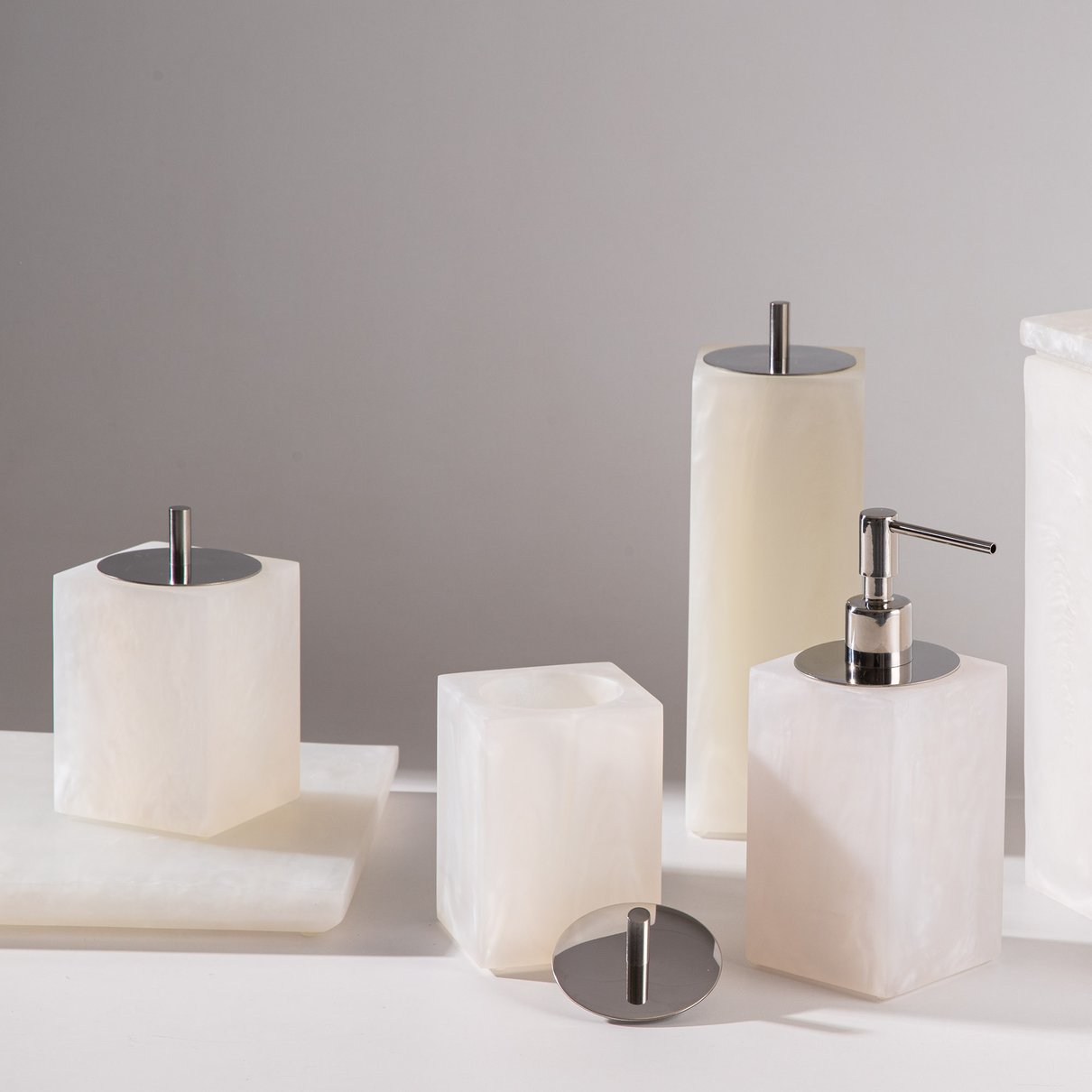 Conjunto Banheiro Resina Davos