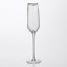 taca com borda dourada champagne lumina