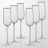 taca champagne lumina com seis