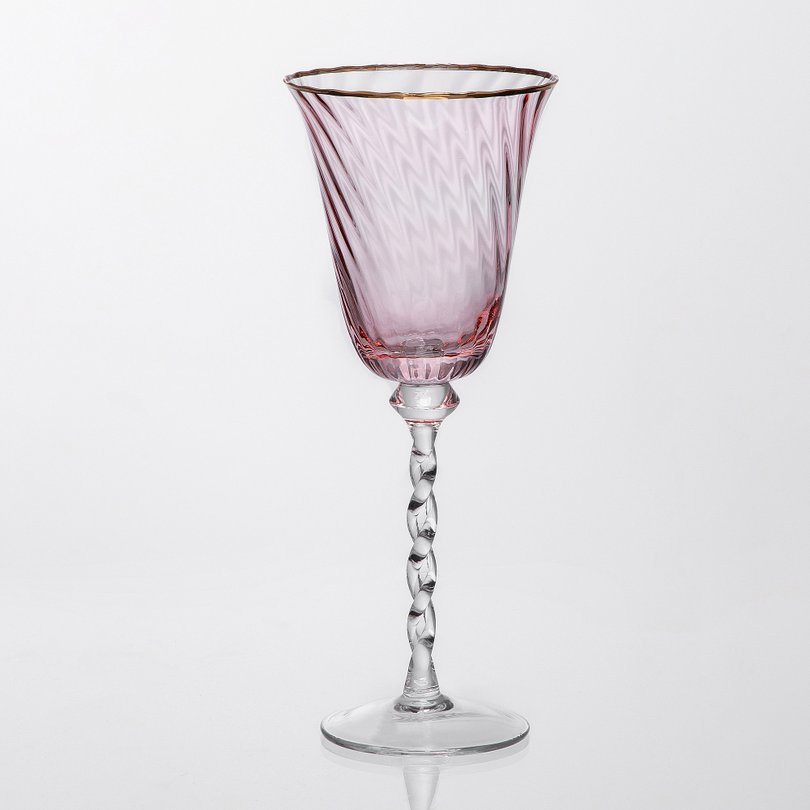 taca vinho branco luce rosa