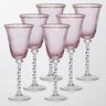 taca vinho branco luce rosa com seis