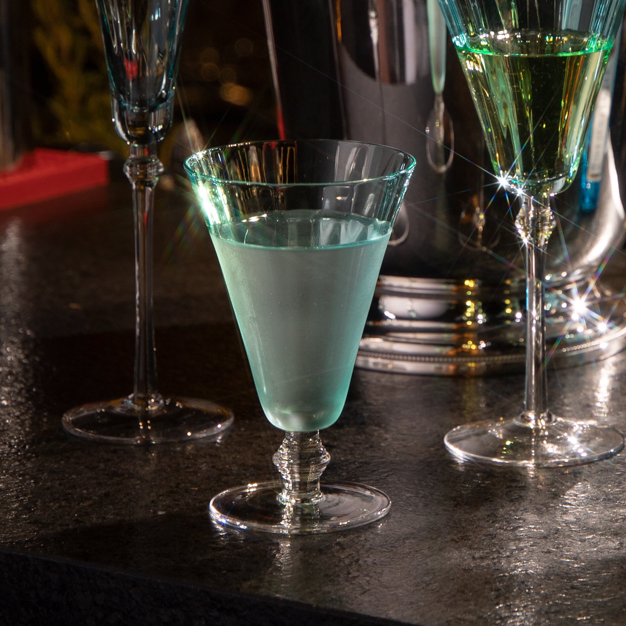 01 taca de agua e suco cielo turquesa