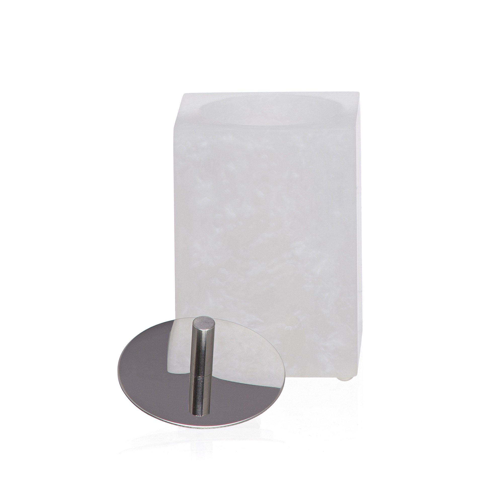 porta cotonetes resina davos madreperola detalhe