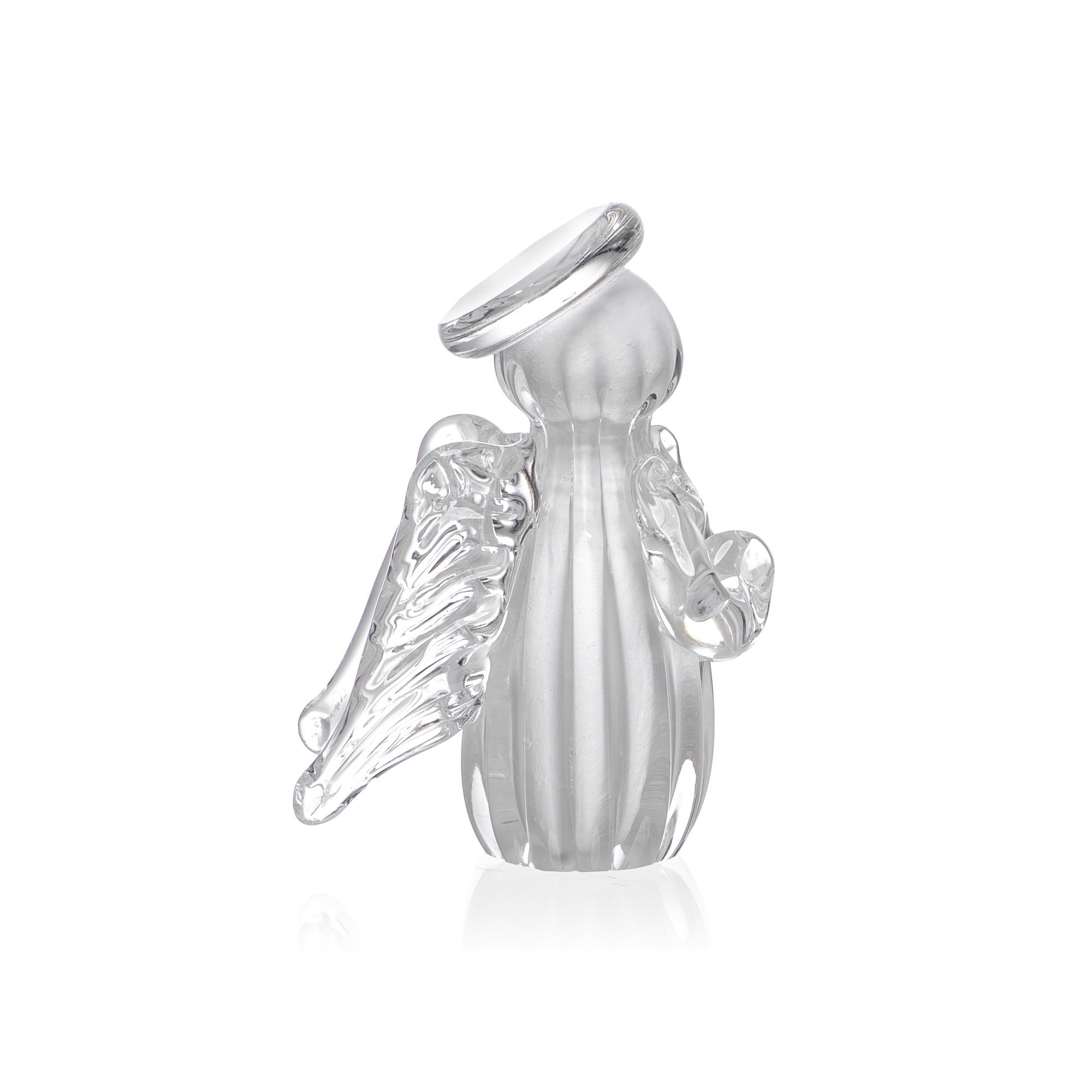 mini anjo uriel cristal urano brancog