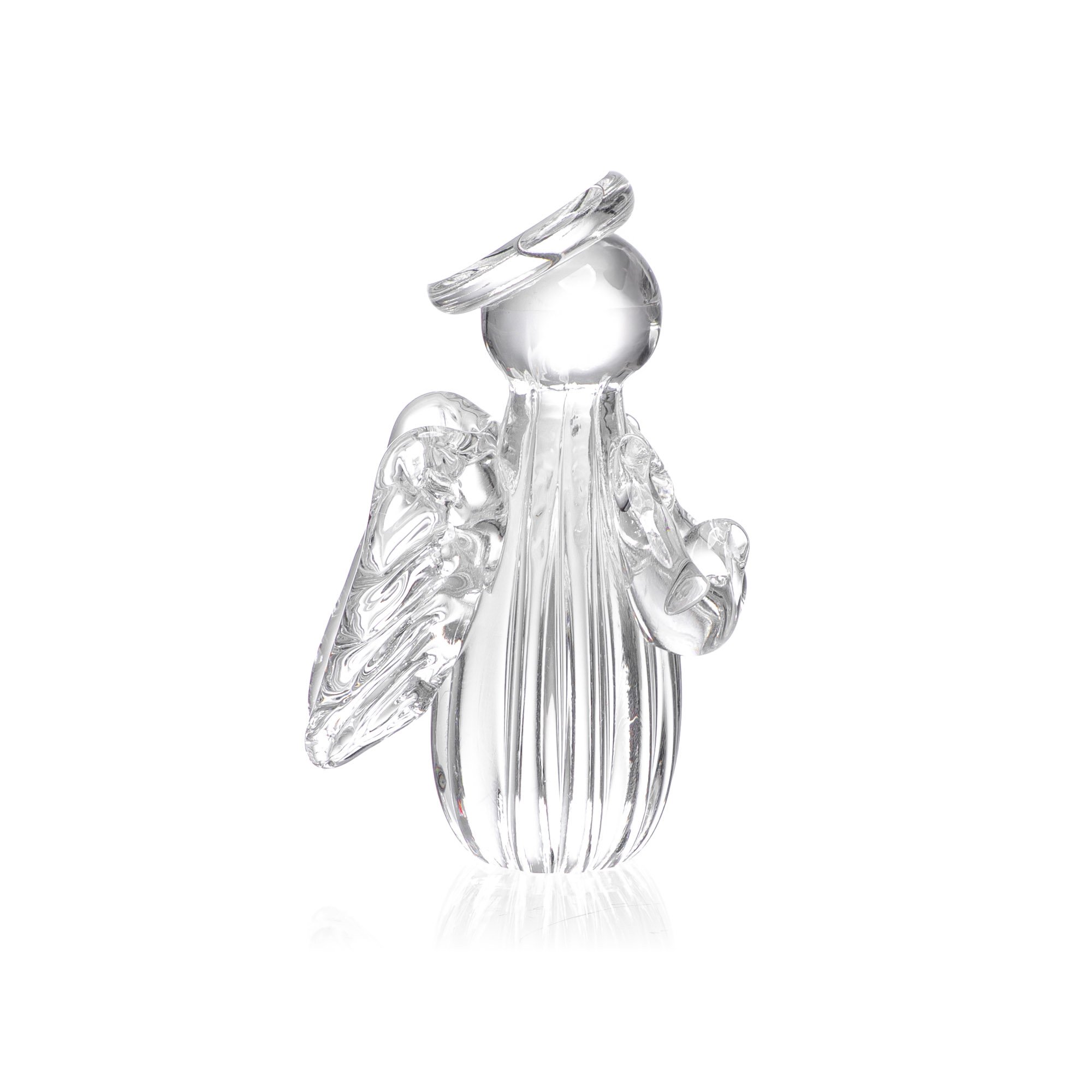 mini anjo uriel cristal urano transparenteg