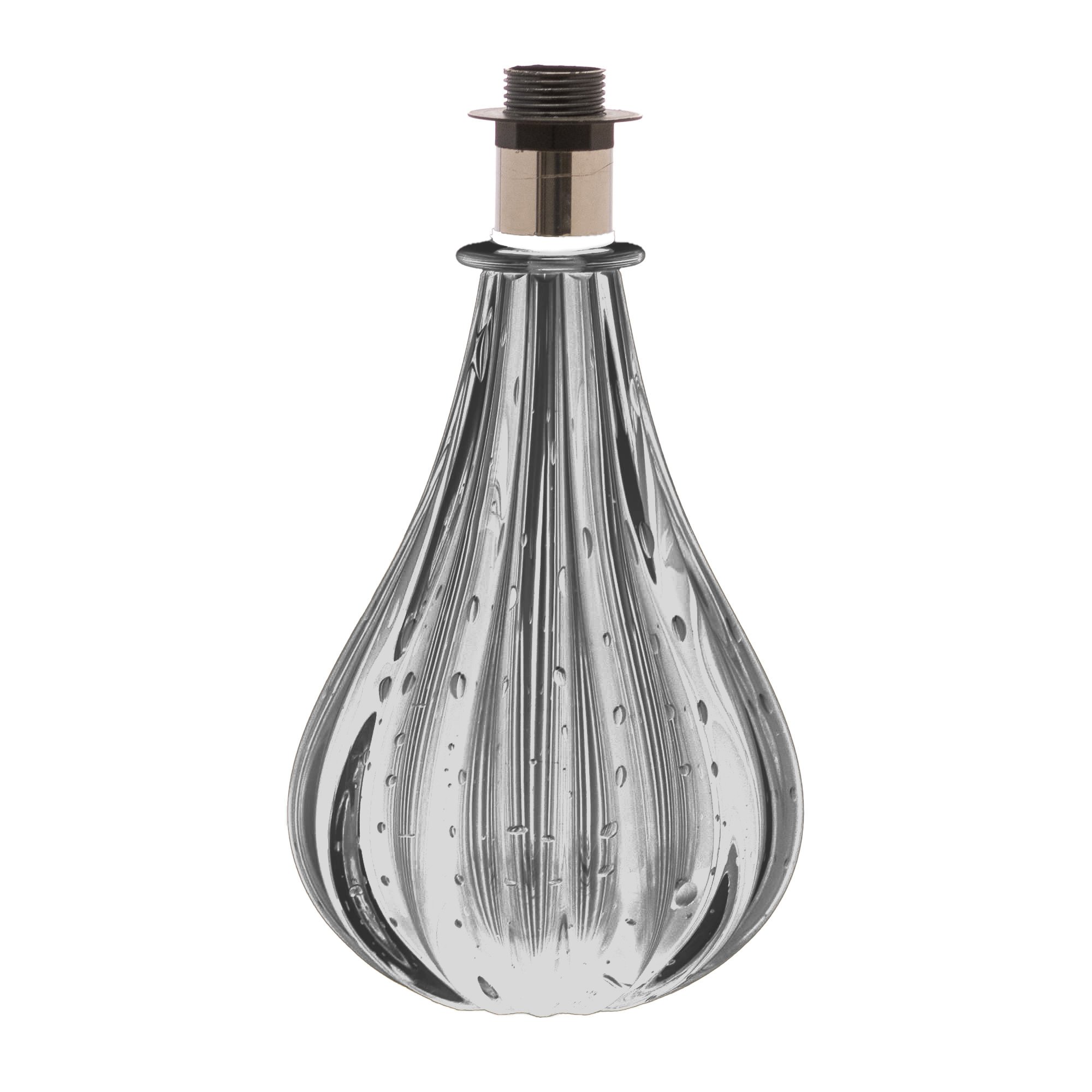 Abajur Murano Vaucresson Grafite Sem Cupula Sottile Casa