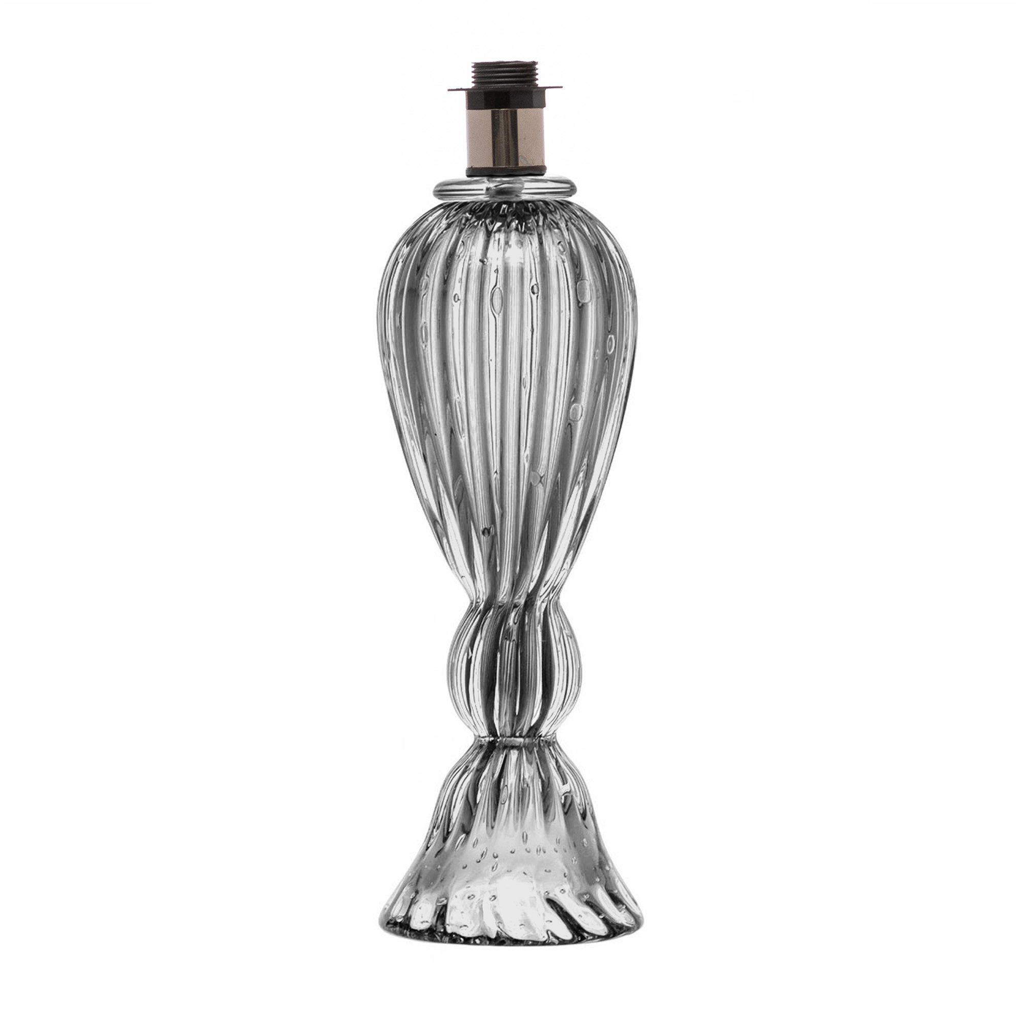 abajur murano nanterre grafite sem cupula sottile casa