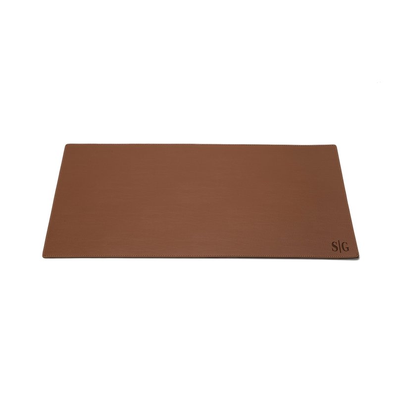 desk mouse pad retangular sottile casa couro pu havana m