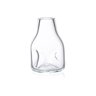 vaso murano jasmim cristal transparente p