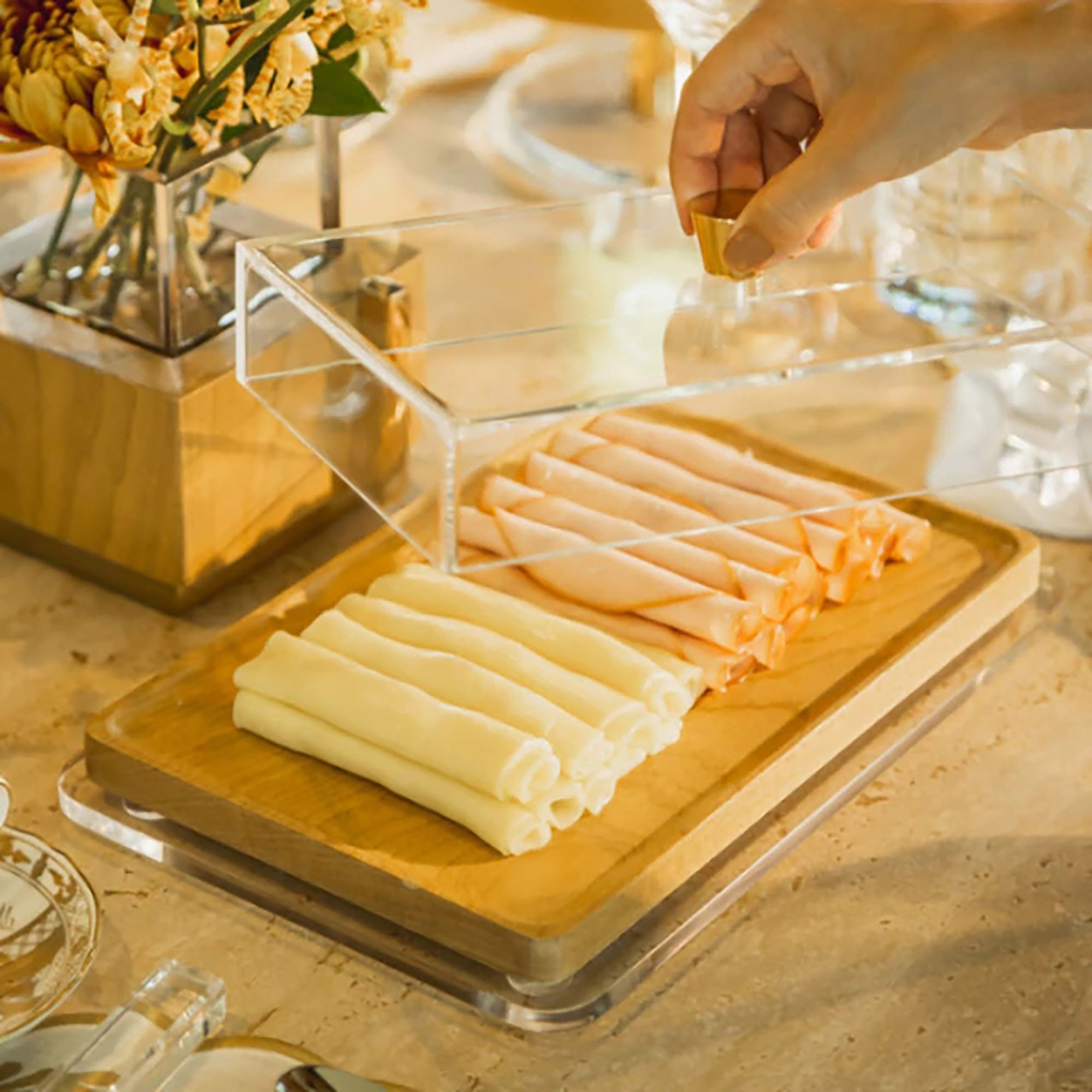 porta frios alenya madeira tauari ambientada