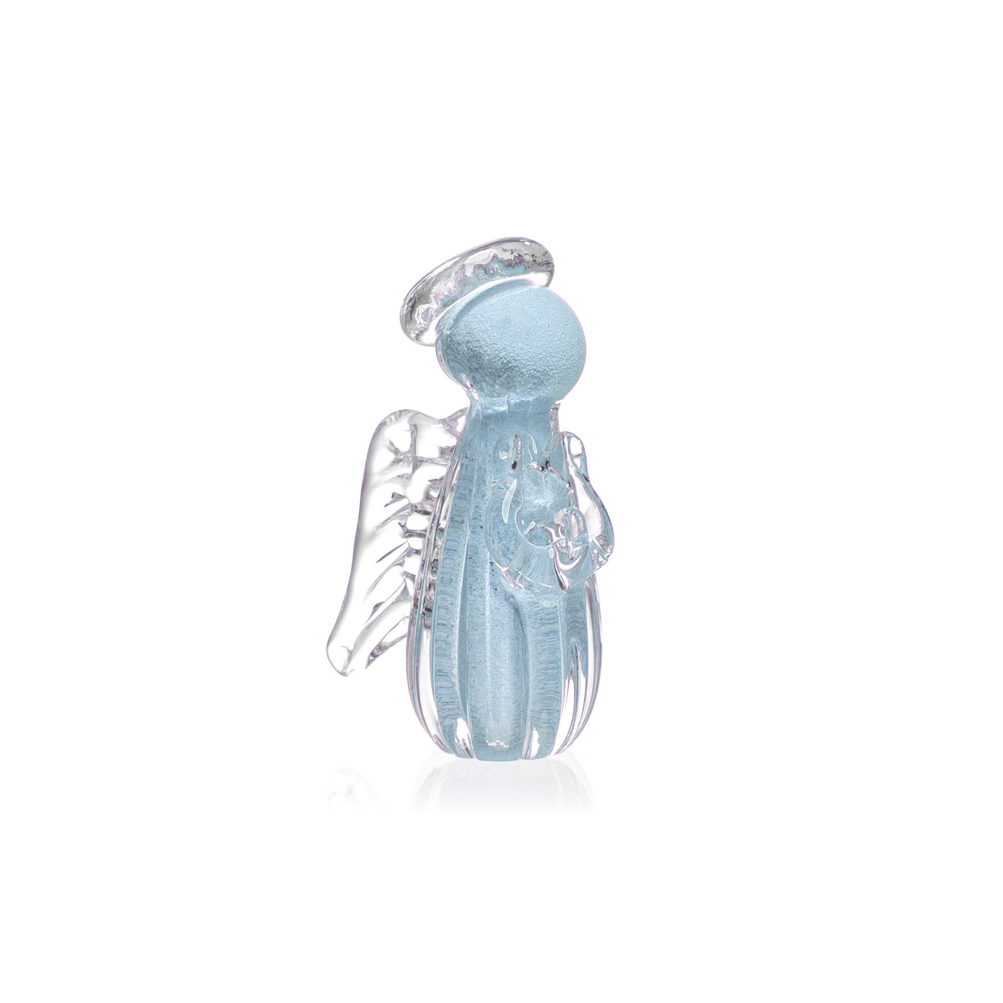 mini anjo uriel cristal urano azul