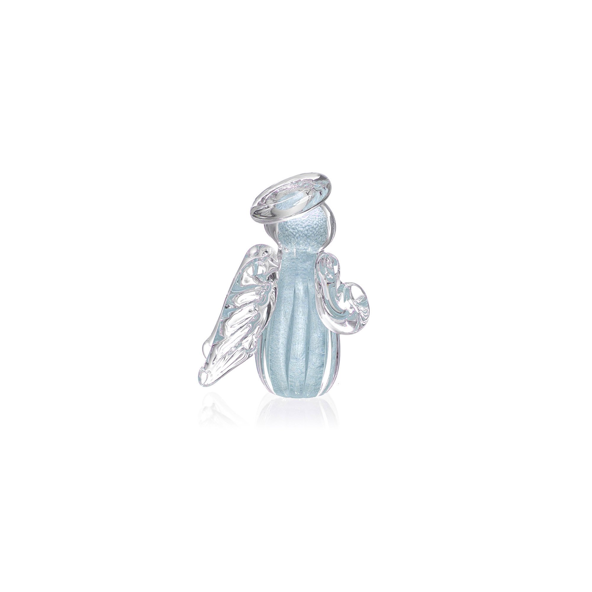 mini anjo uriel cristal urano azul
