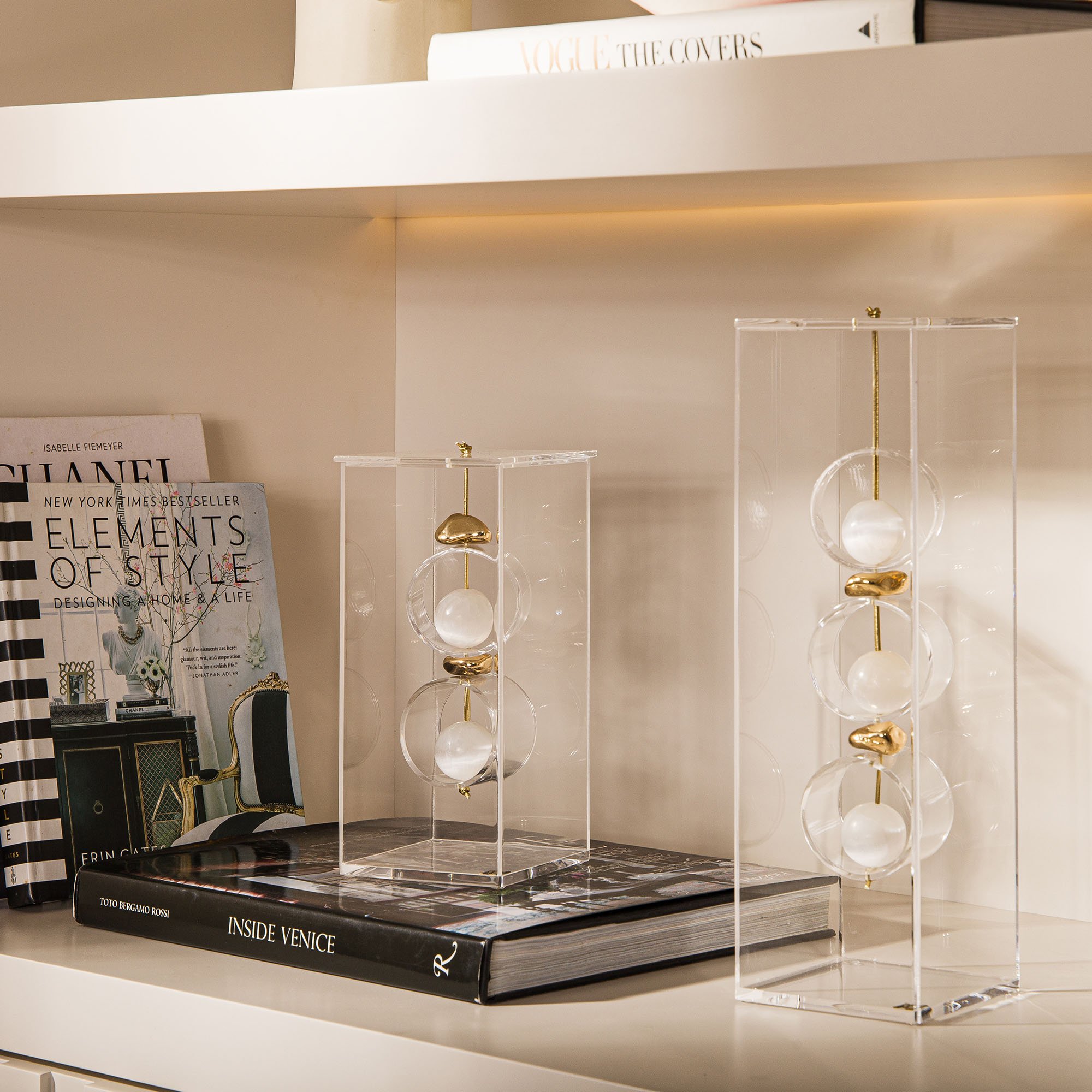 escultura selenita esfera g 1412 d