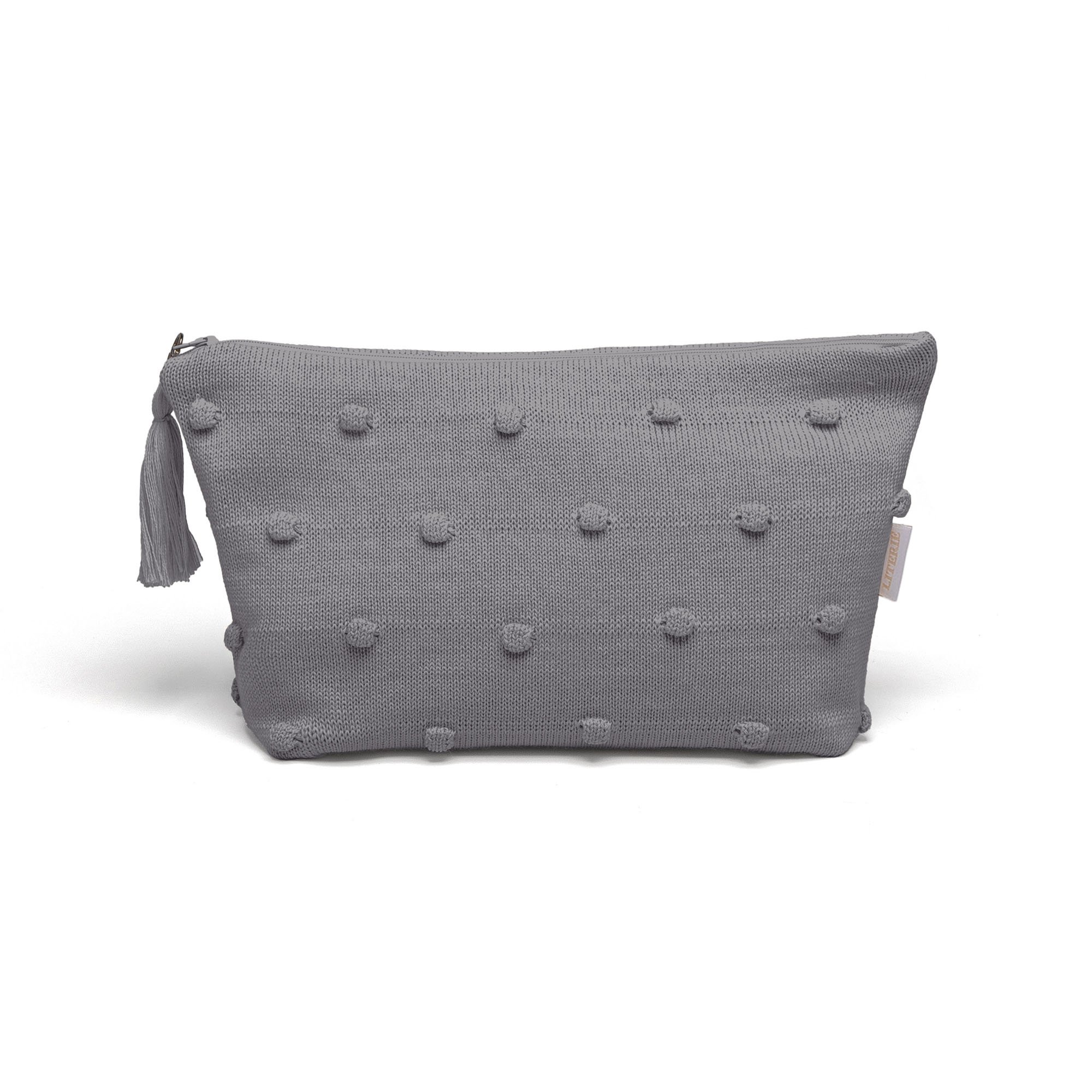 necessaire literie tricot sottile casa gris g