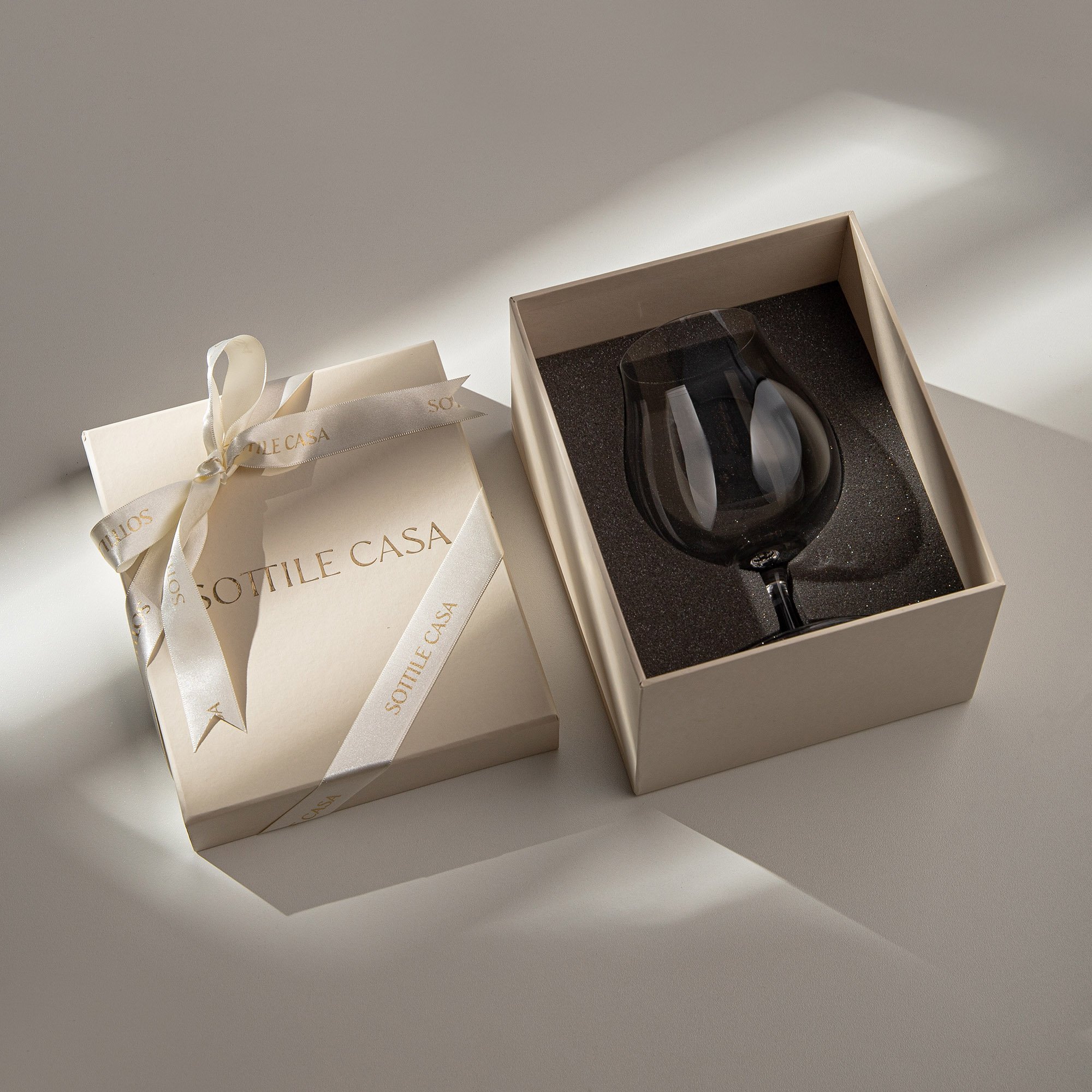 taca crsital vivaldi cerveja golden caixa presente