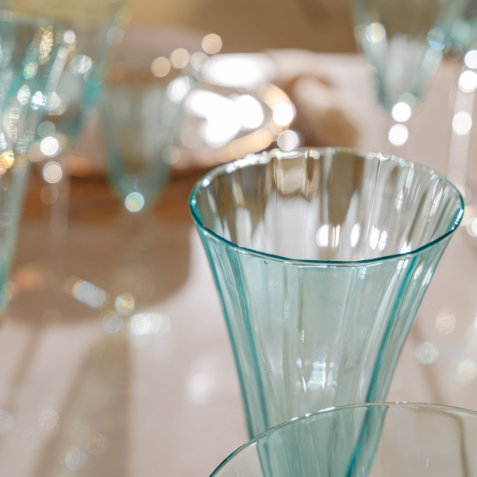 jogo seis tacas vinho tinto turquesa cielo detalhe