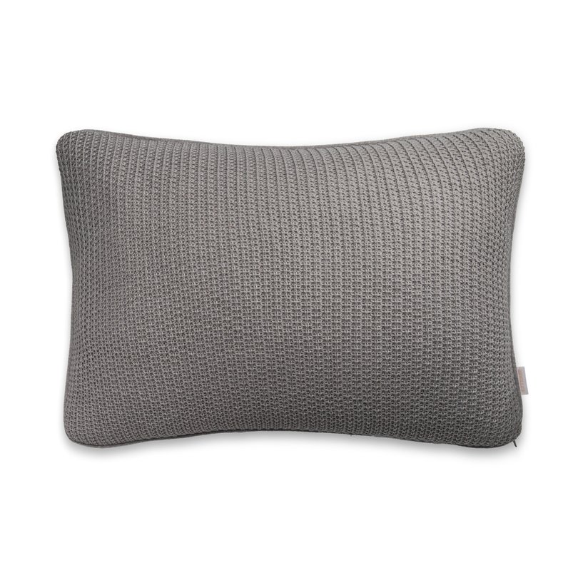 almofada literie tricot clea 35x50 gris1