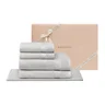jogo banhao 5 pecas literie allure gris sottile casa com caixa