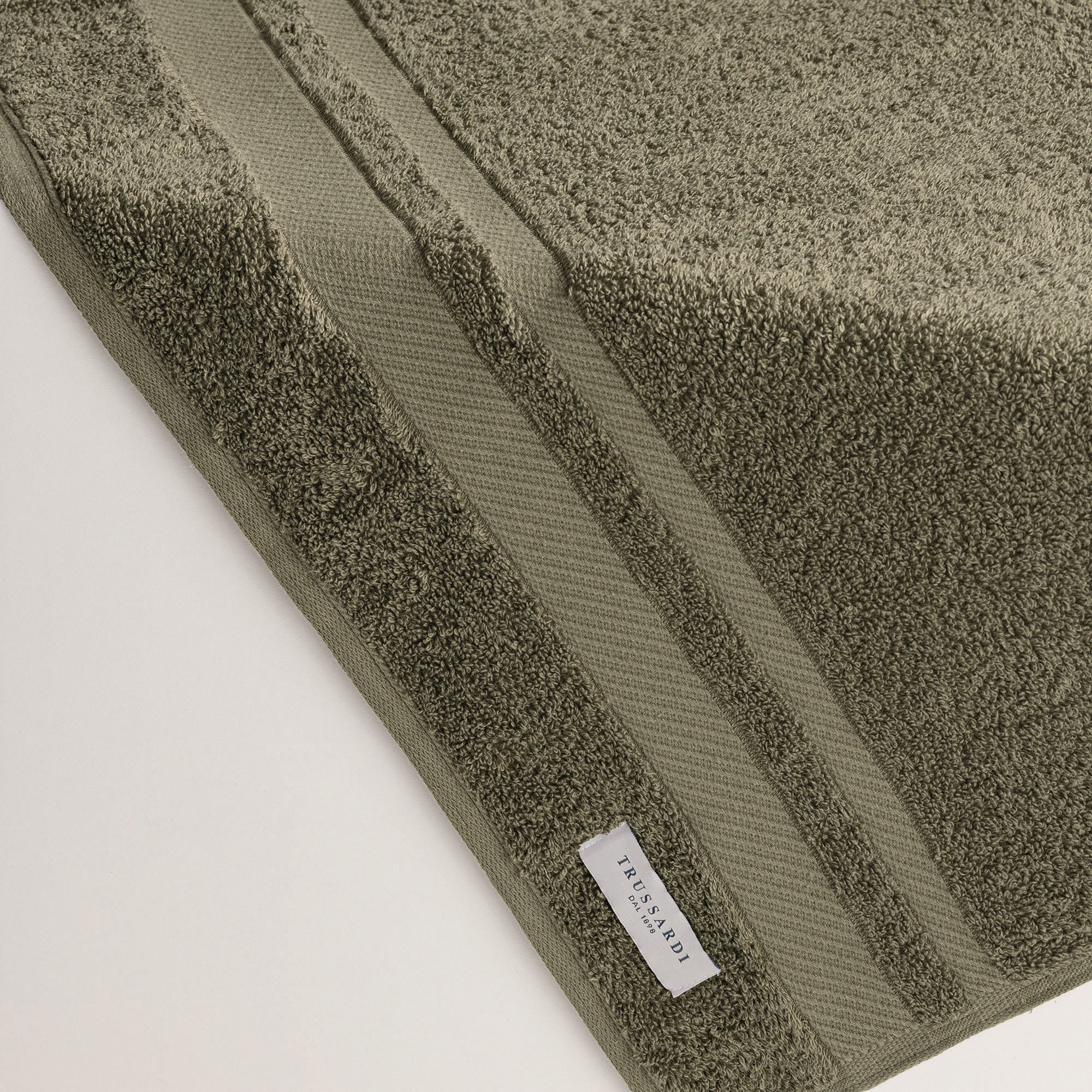 toalha trussardi 100 algodao lorenzi oliva 2