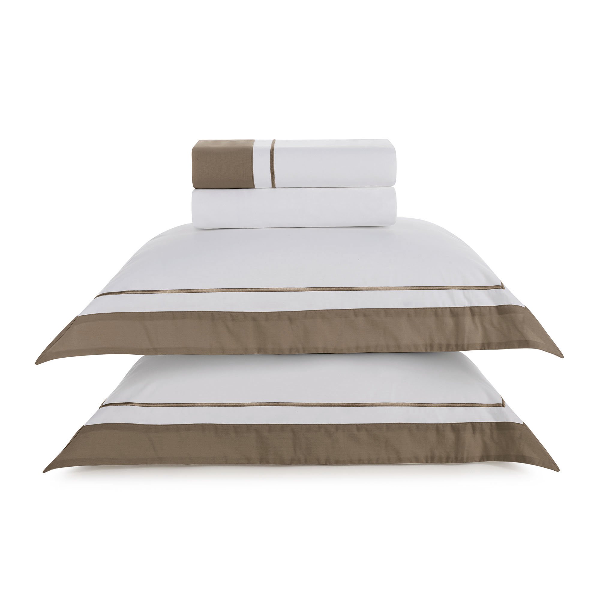 trussardi cama fiesole marrone casal jogo de cama frente