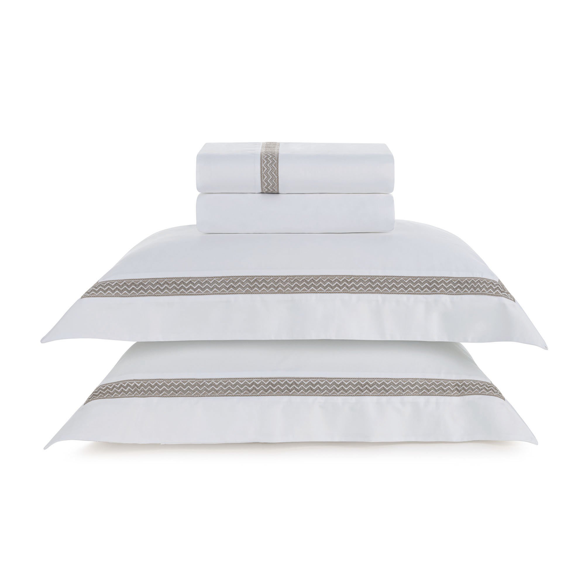 trussardi cama morelli marrone casal jogo de cama frente