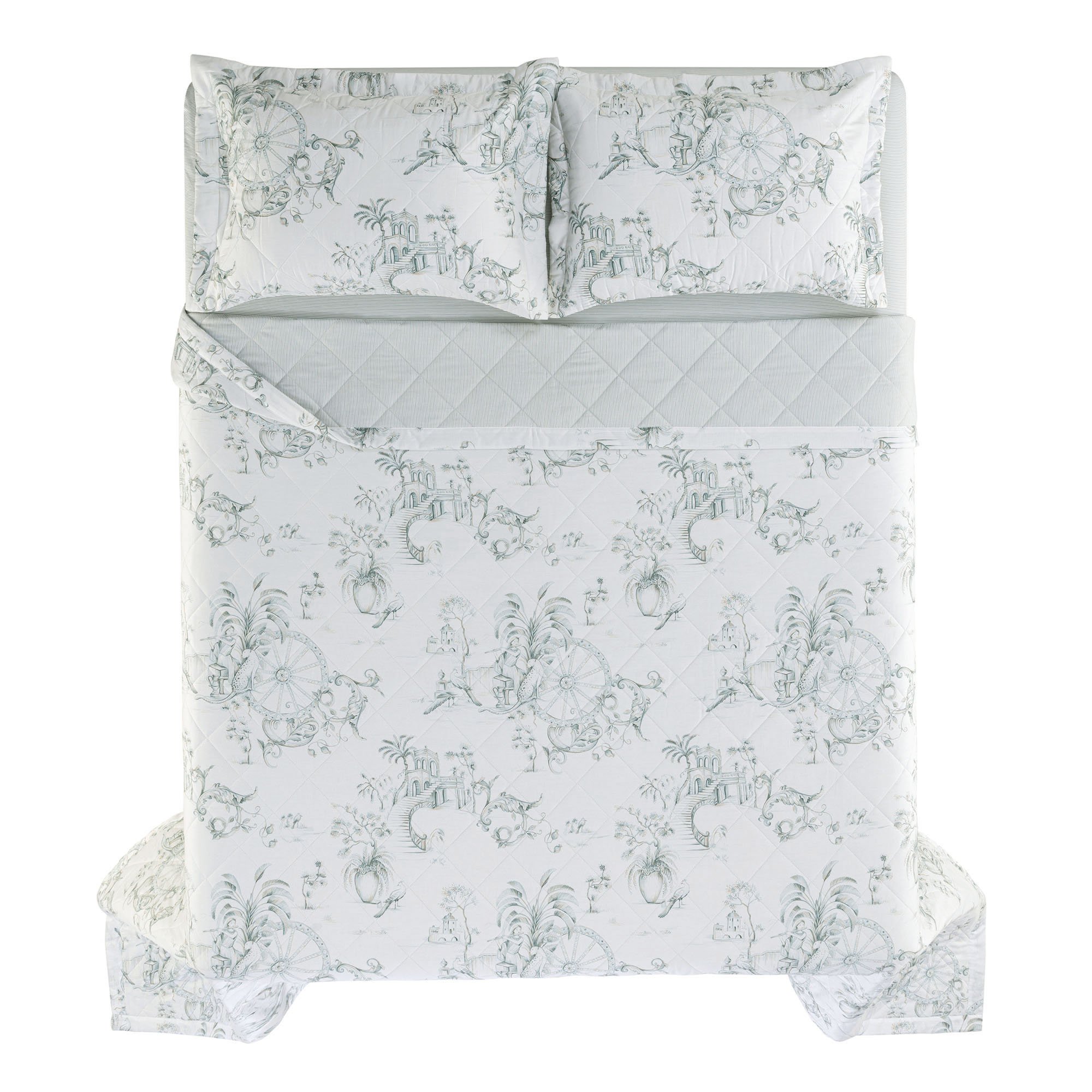 trussardi cama ortigia casal colcha superior