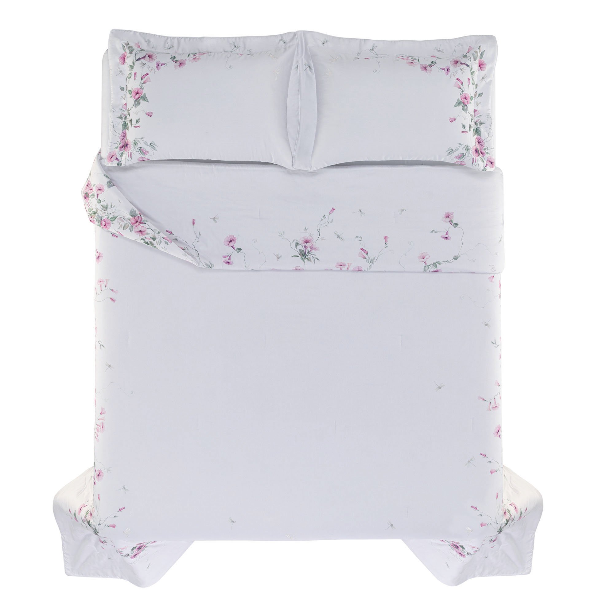 trussardi cama petunia casal colcha superior