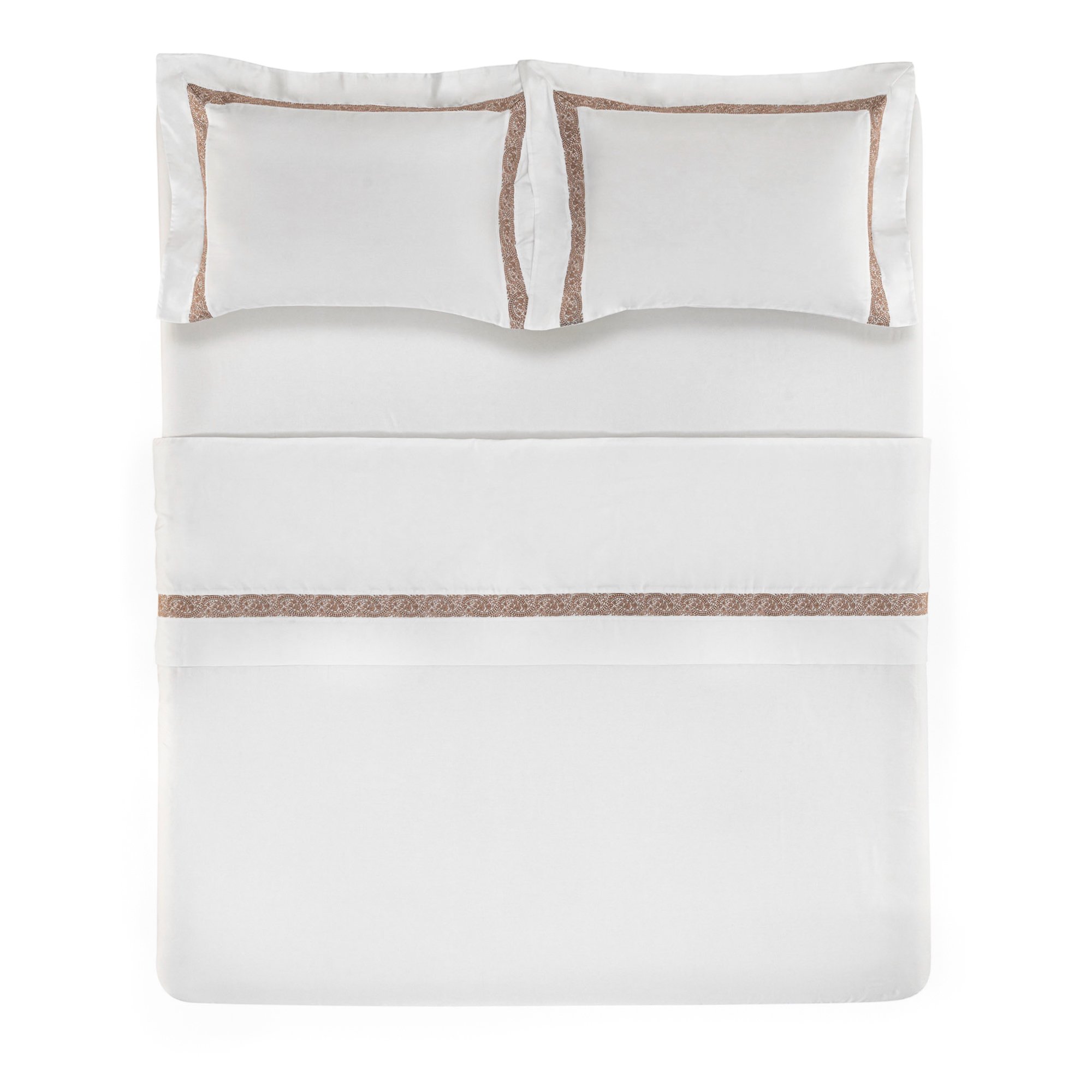 TRUSSARDI CAMA ROSARIA CASAL JOGO DE CAMA SUPERIOR1