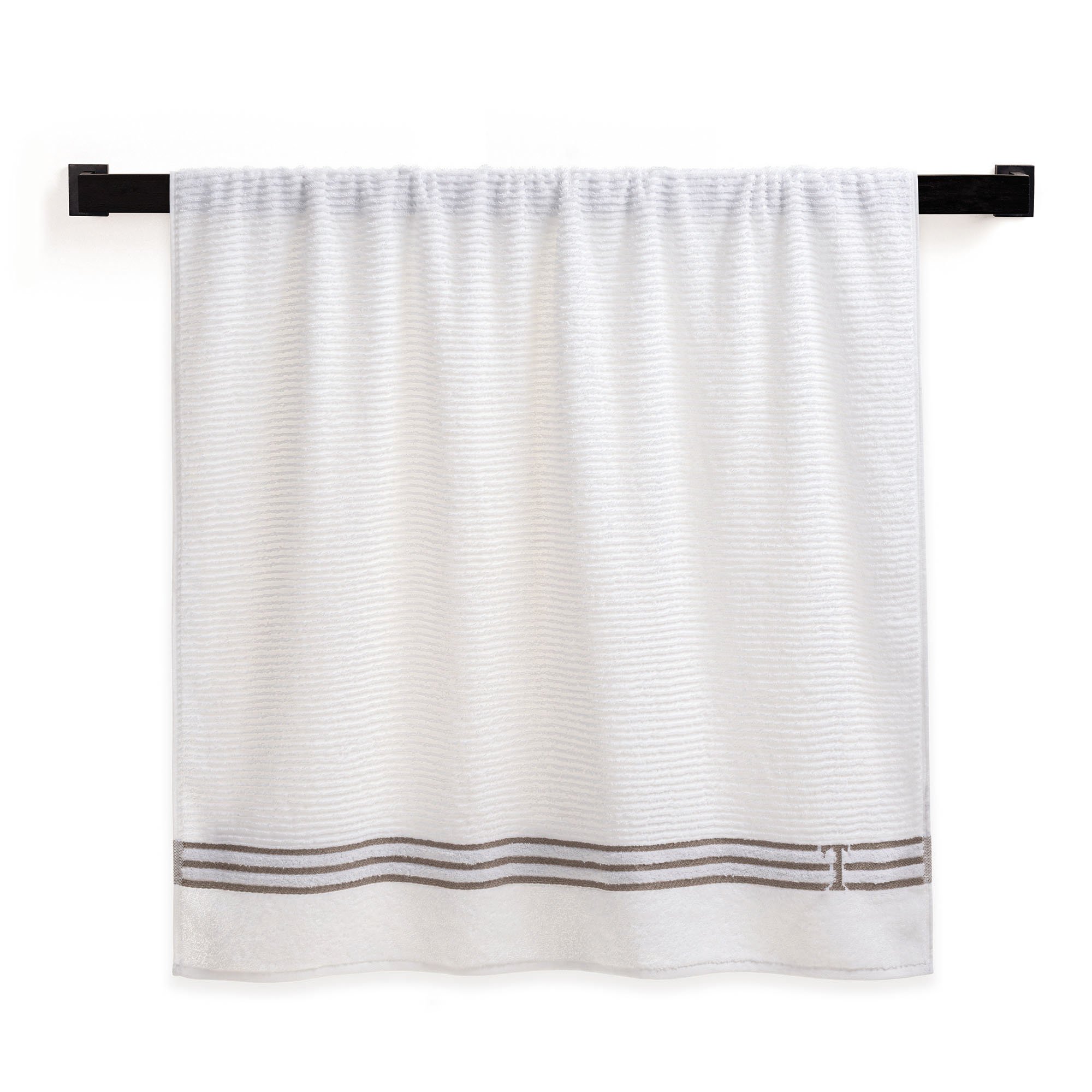 trussardi praia isola branca e legno pendurada