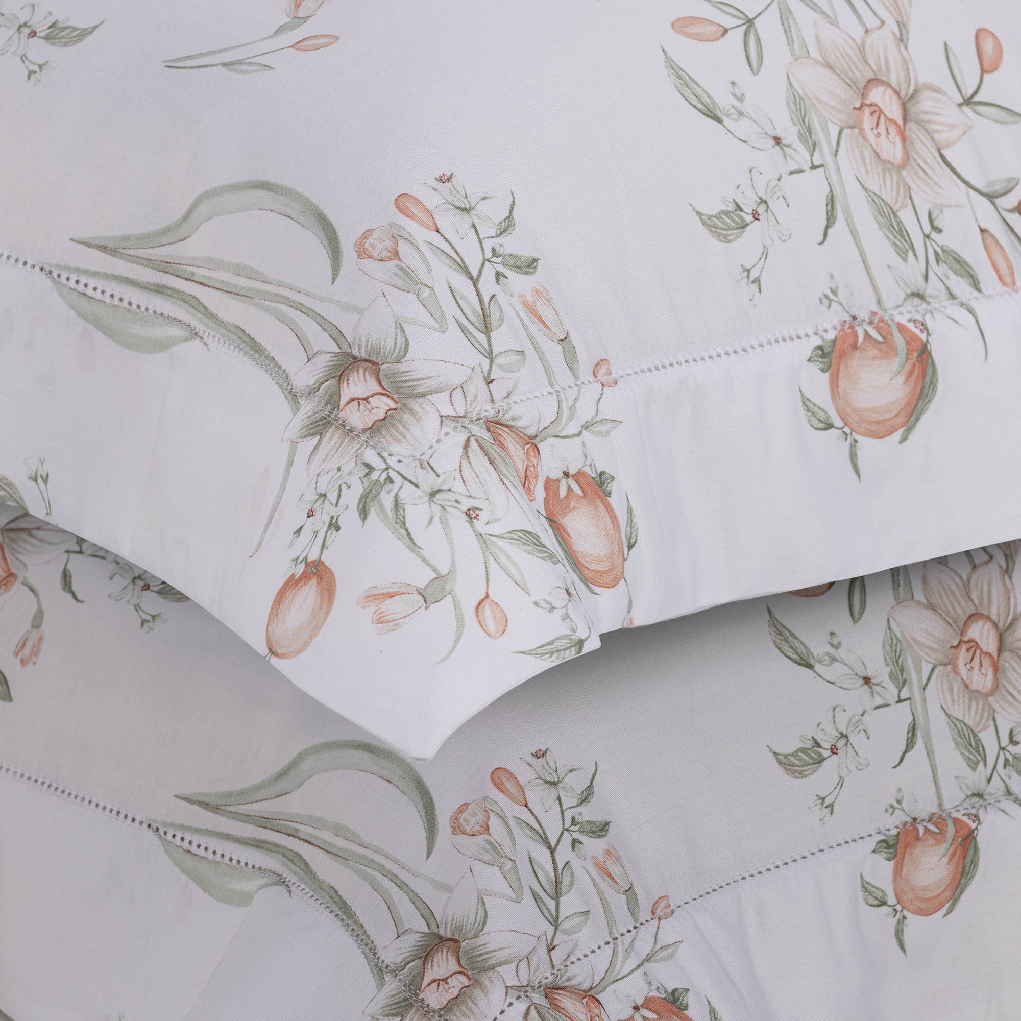 trussardi cama narciso casal jogo de cama detalhe