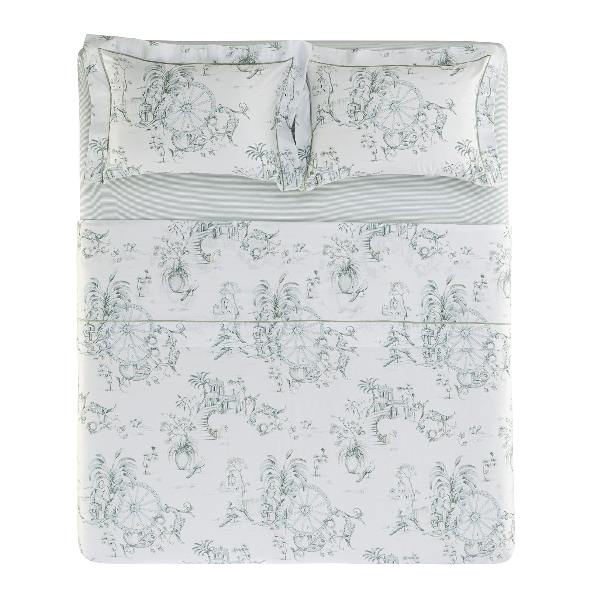 trussardi cama ortigia casal jogo de cama superior sottile casa