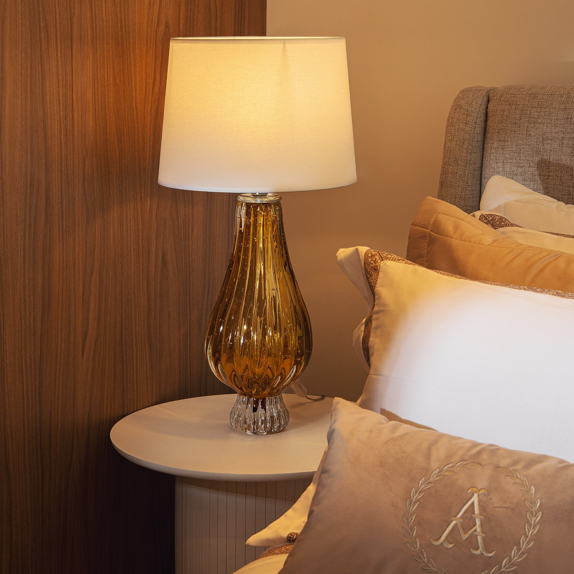 abajur murano villete ambar